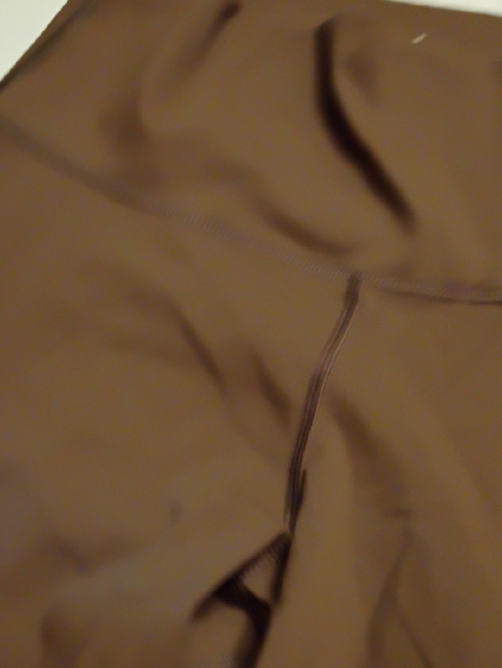 Everlane Brown High-Rise Cropped Leggings - Picture 3 of 8